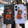 Cool Cat Soft Silicone Case For Xiaomi Redmi Note 13 Pro 13C 14 Poco C65 Samsung A55 A35 A34 M35 S24 iPhone Huawei Honor 200 Realme Shockproof Cover