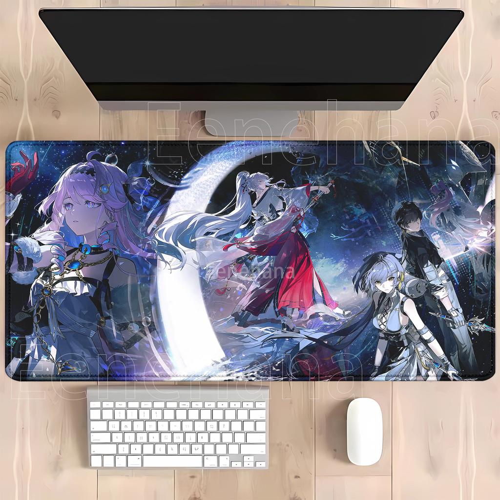 Hiyuki Wuthering Waves Gaming Mousepad Computer offices keyboard Mouse Pad Anime Nonslip Rubber xmm HD Printing Desk Mat