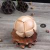 Wooden Football Kongming Lock 3D Brain Teaser Puzzle Adult Office Pressure Relief Kids Intelligence Gift