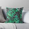 Green Plants Decorative Home Pillow Case Cushion Covers Modern Living Room Sofa House Bed Pillow Coverplush