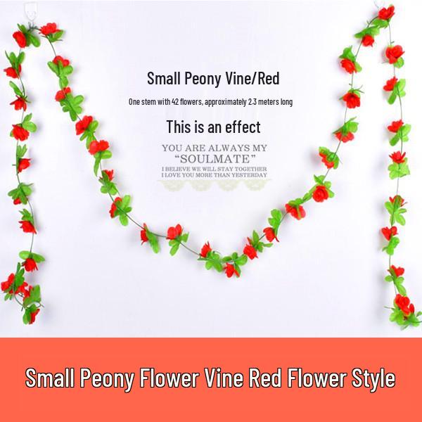 Artificial Rose Garland for Wall Hanging and Indoor Decor