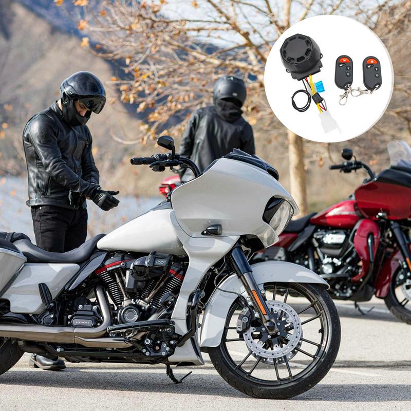 Diebstahlsicherheitsalarmsystem 120dB 12V Motorradalarmsystem Vibrationsalarm Doppelfunktion Drahtlose Fernbedienung