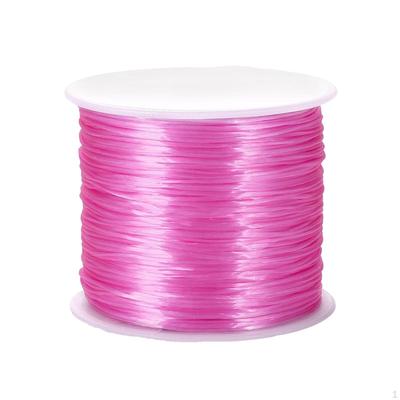0,8 mm 60 m Elastischer Faden Seil Dehnbares Seil Schnur Farbig Stark für Perlen DIY Halskette Armband