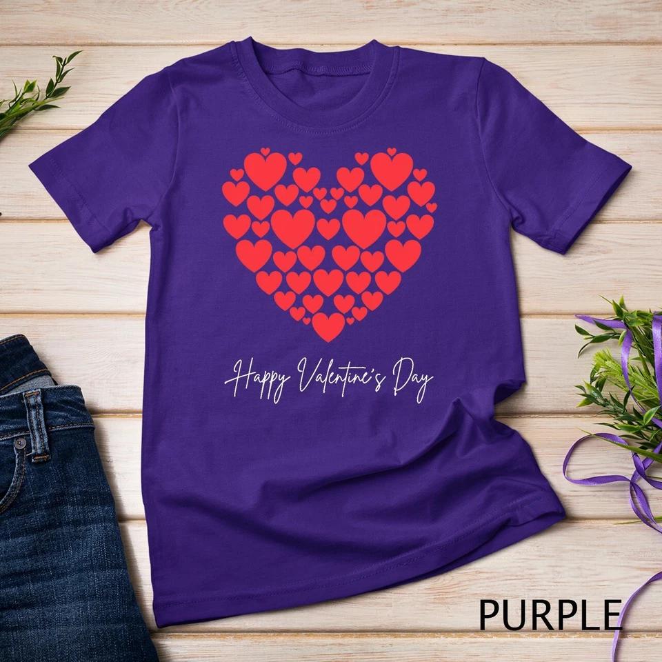 Funny Happy Valentines Day Heart Love Valentine Men Women T-Shirt Unisex T-shirt 5 XL
