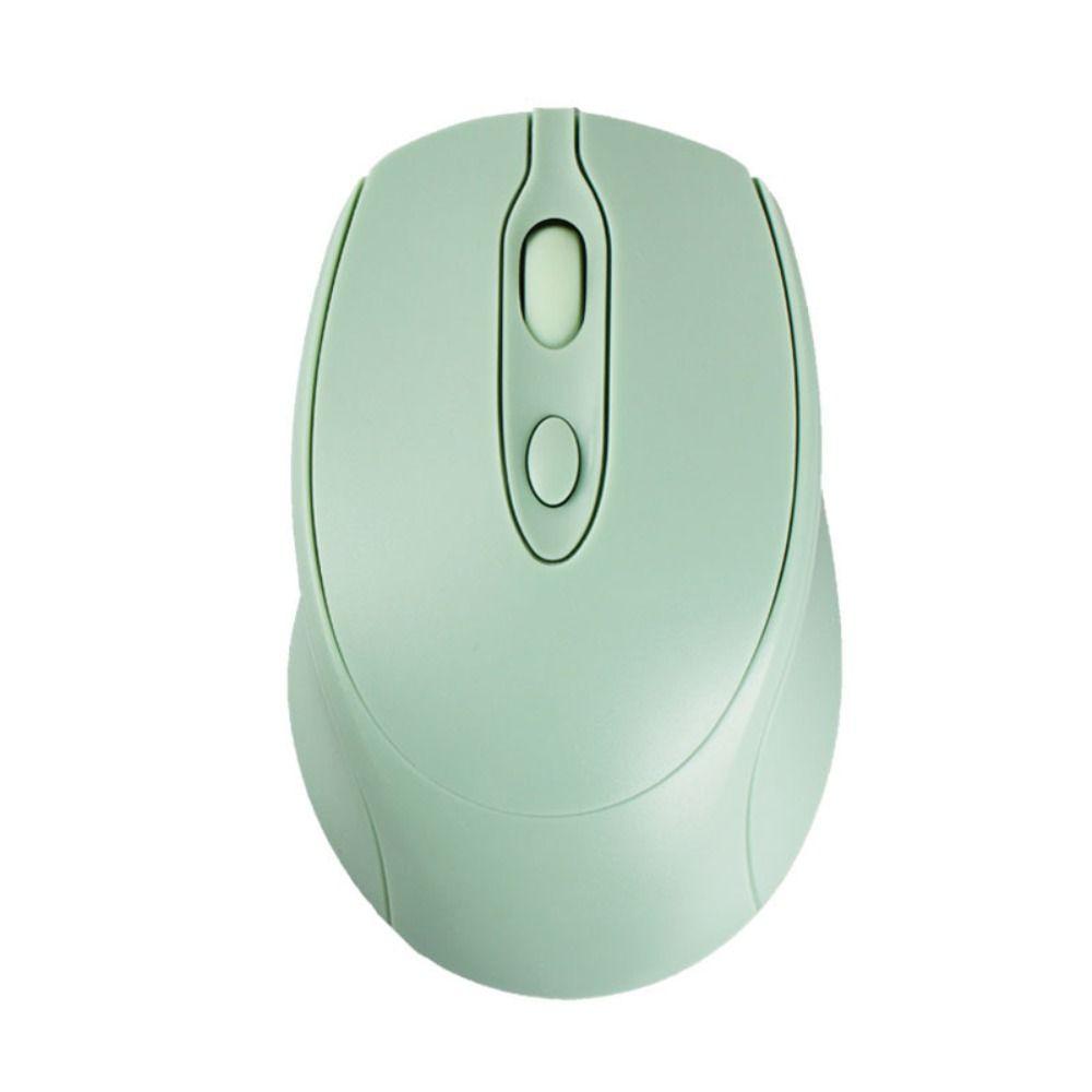 Rechargeable Ergonomics Wireless Mouse 2.4Ghz+BT5.0 Morandi Wireless Mouse  PC/Laptop