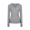 This Is A New Autumn Casual Style, Slimming and Versatile Design with A Pit Pattern V-neck Long-sleeved Knitted Sweater for Women