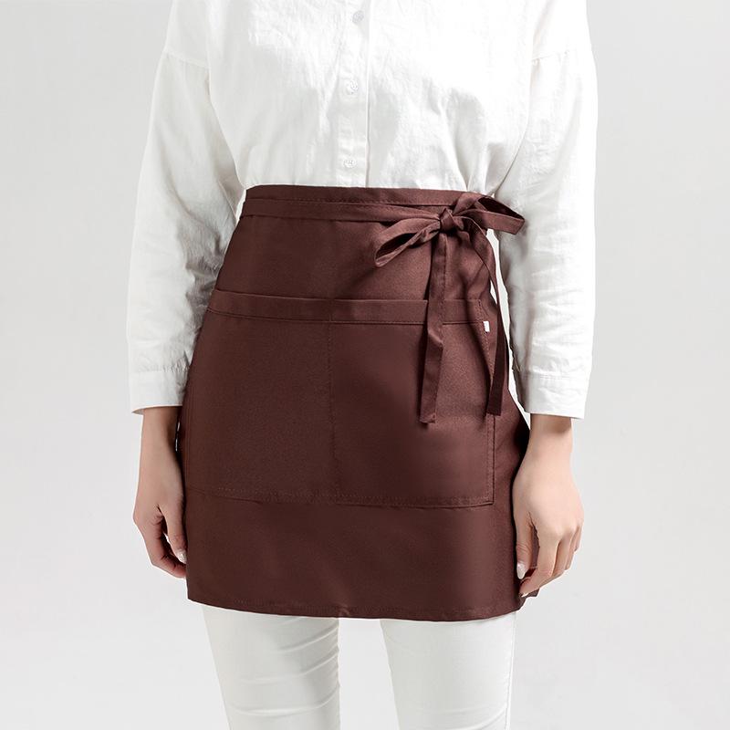 Waterproof High Imitation Nylon Half Apron for Kitchen, Cafe, and Workwear Customization