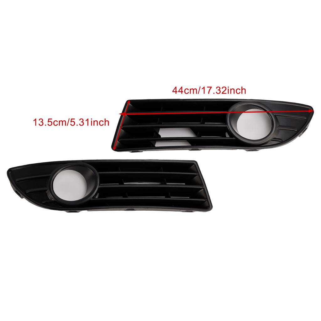 2 STÜCK Nebelscheinwerferabdeckung Gitter Grill Passend für VW Polo 9N3 GTI 2005-2009
