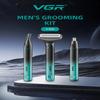 VGR V-625 IPX5 Rated Washable Rechargeable Electric Shaver Long Battery Life Multi-Function 3-in-1 Nose Hair and Beard Remover and Eyelash Trimmer