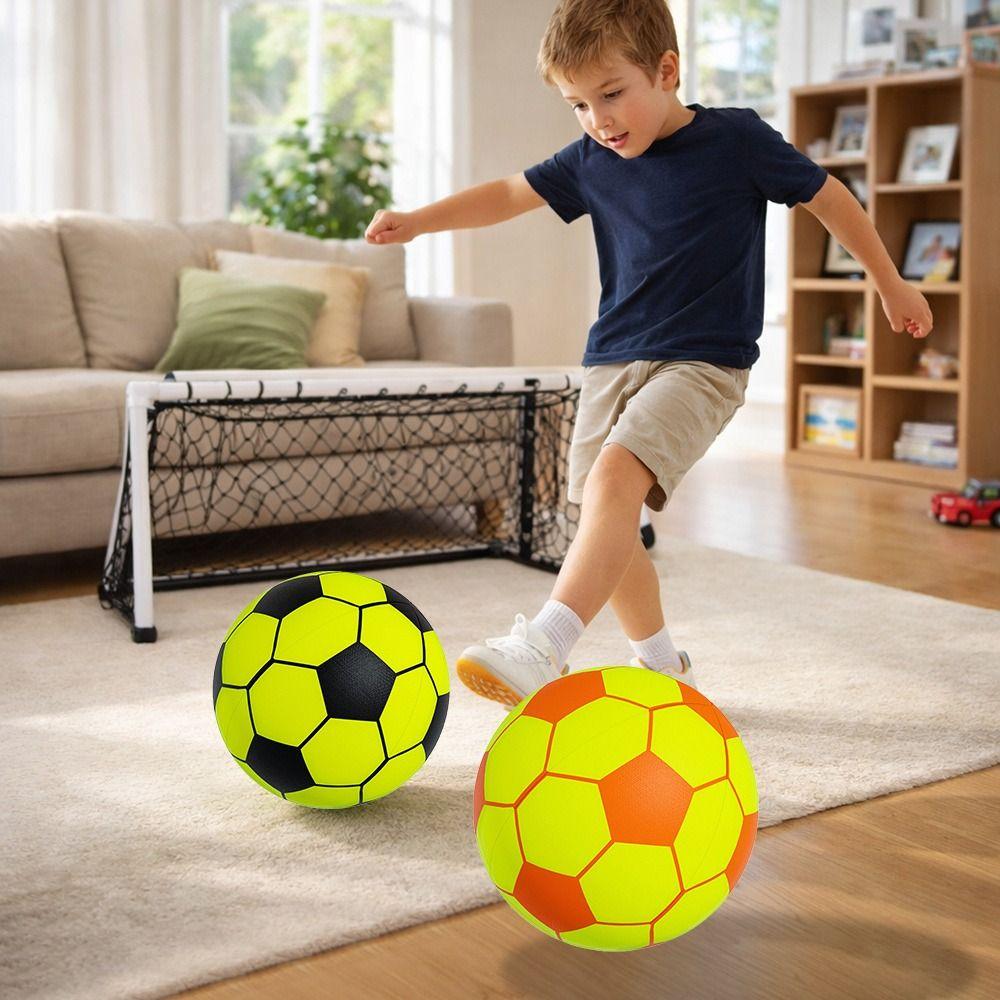 Lightweight Low Noise Foam Soccer Ball Easy to Grip Indoor Training Ball Kids Indoor Activities