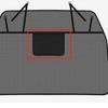 Hot-Selling Pet Car Mesh Barrier: Rear Seat Anti-Escape Dog Divider Net, Integrated Design