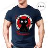 Kawaii Cat Japanese Black Anime Cat Men's T Shirt Tee T-Shirt Kawaii Clothes Shirts for Women Tops Graphic T Shirts Camisetas