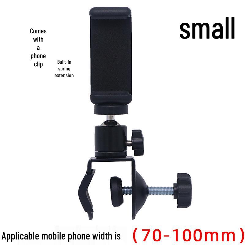 U-Shaped Multi-Functional Phone Clip with 360° Rotating Ball Head