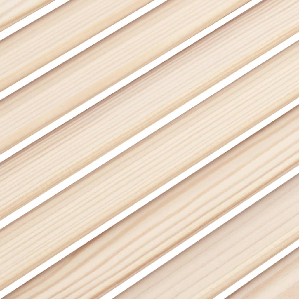 Slatted Design Cabinet Door 61.5 X 39.4 Cm Solid Pine Wood
