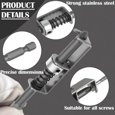 Anti Drop Screw Holder Fixing Clamp Set Phillips Drill Bit for Electric Screwdriver DIY Home Repair Tools and Equipment