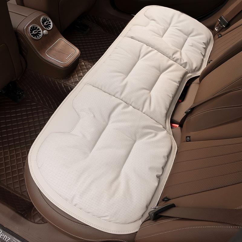 Nappa Leather Cooling Car Seat Cushion – Customizable, Non-Slip, Breathable, High-End, Four-Season Ventilation