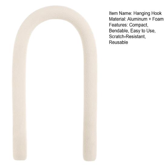 Multifunctional Bendable Hanging Hooks,Flexible S Hook Hanger for Closet, Kitchen, Cupboard Lock and Phone Stand