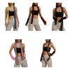 Punk Style Long Scarf Warm Neckwrap Windproof Neck Warmer Female Accessories