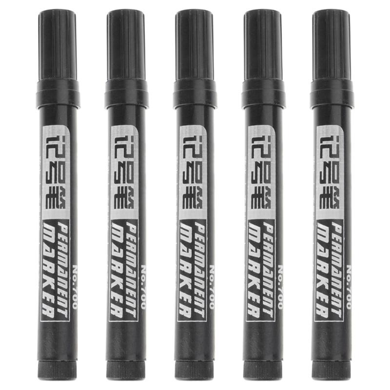 1/5/10 Pcs Oil-Based Marker Pen Quick-Drying Paint Markers Waterproof Marker Pen Paint Pen School Supplies for Daily