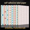 Self-Adhesive Blank Label Stickers, 50 Sheets – Perfect for Handwriting, Name Tags, Classification, and Pricing.