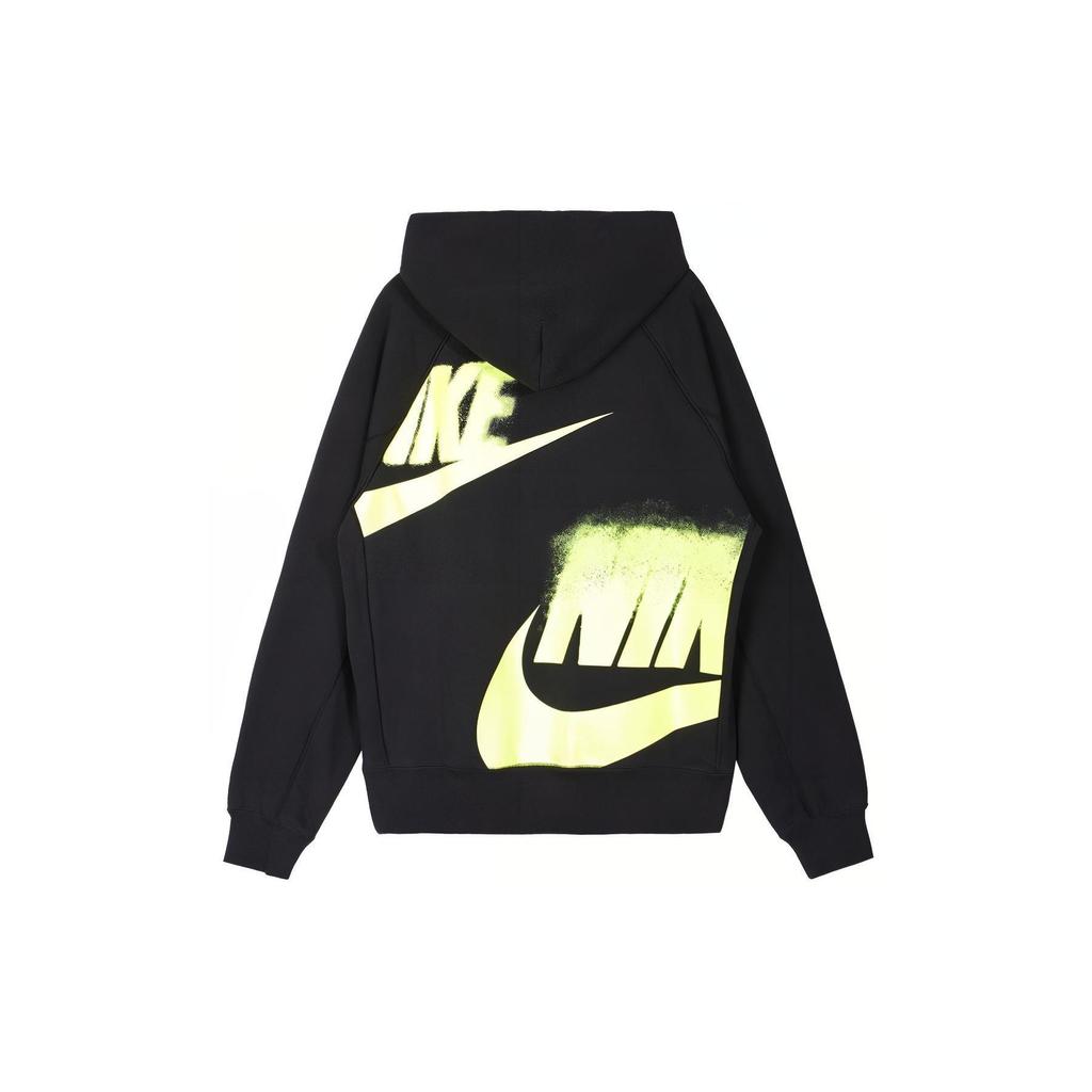 Nike Sportswear Logo Pullover Hoodie Men Hoodies Black HJ1465-010
