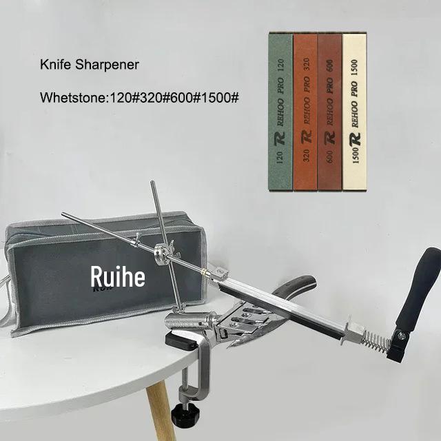 Ruihe Rehoo 360° Otočný Kovový Držák Jigu pro Broušení Nožů s Pevným Úhlem RH006