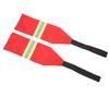 2PCS Kayak Travel Warning Flag Oxford Fabric Collapsible Kayak Warning Red Safety Flag for Kayak
