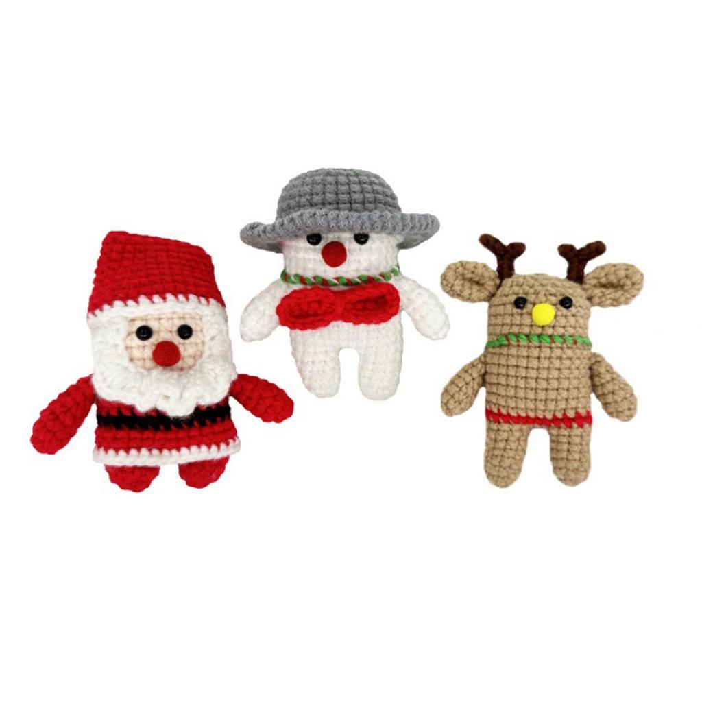 Beginners Crochet Kits, Crochet Christmas Kits, with Yarn, Crochet Hooks, Instructions DIY Crochet Craft Starter Kits