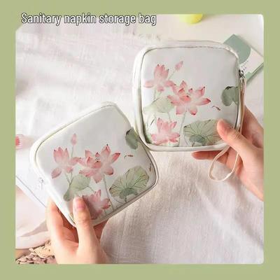 Portable Large Capacity Sanitary Napkin & Makeup Bag