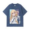 275 GSM Washed T-shirts 100% Cotton My Dress Up Darling V2 Print Unisex Heavy Cotton T Shirt
