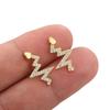 Heartbeat Feeling Earrings Women'S Stud Earrings 20 Trendy Temperament Small Earrings High-End Stud Earrings
