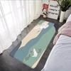 Japanese Cherry Blossom Carpet Mat Rug - Sakura Moon Pattern Home Decoration for Bedroom Living Room Rugs for Bedroom Home INS