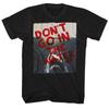 Jaws 70's Thriller Movie DON'T GO IN THE WATER Framed Men's T Shirt
