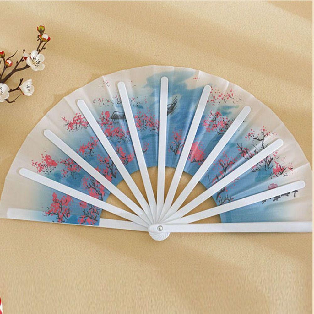 28cm kung-fu vějíř z plastových kostí, taneční vystoupení, vějíře z čínského umění, dárek, svatební večírek, dekorace