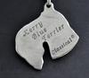 Kerry Blue Terrier, Irish Blue Terrier - Dog necklace in gift box, silver-plated locket for dog fan, striking pendant by Art-Dog brand