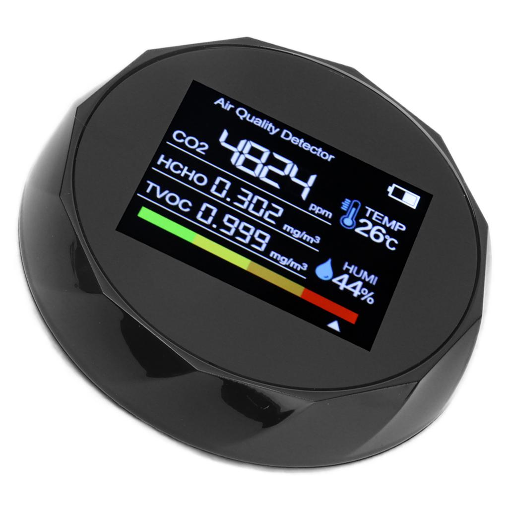 Air Quality Detector Multifunction TVOC CO2 Detector Digital Temperature Humidity Meter USB