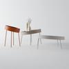 Nordic Tilted Iron Corner Table for Small Apartments, Creative End Table, Durable Cozy Balcony Side Table
