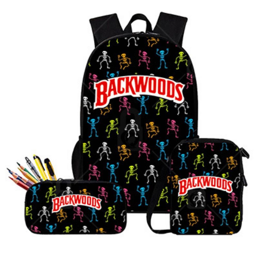 Animations-Schultasche, Grundschultasche, atmungsaktiver wasserdichter Rucksack mit großem Fassungsvermögen, Halloween