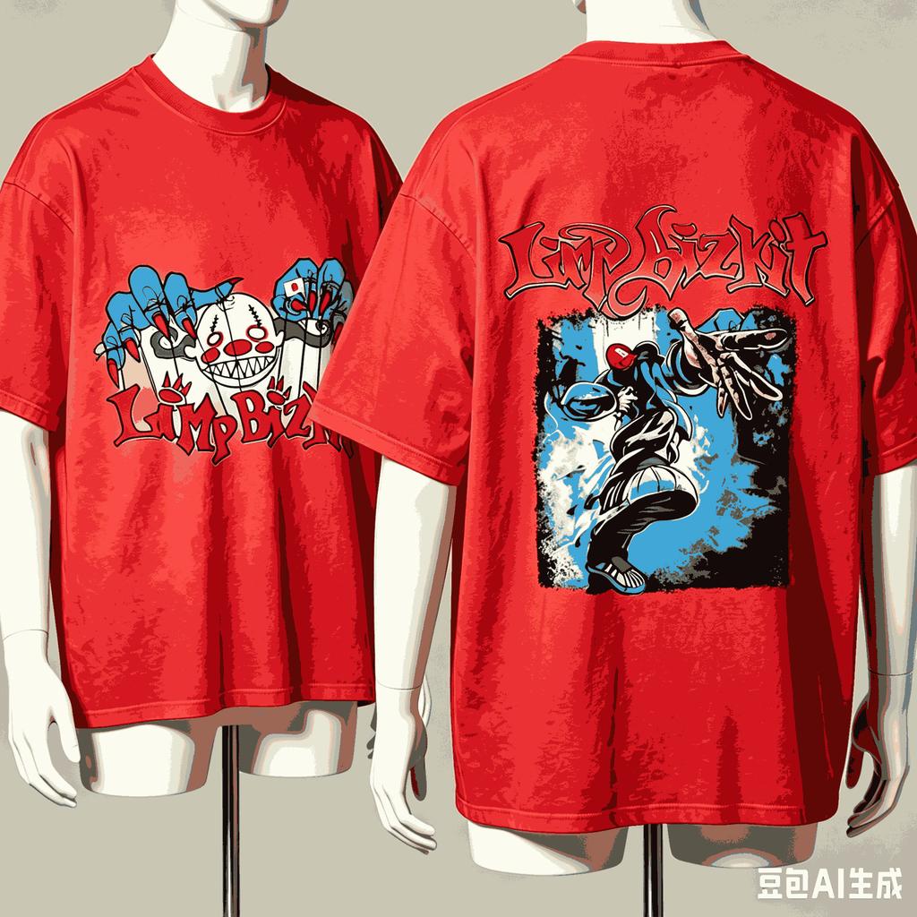 Limp Bizkit For Fan Gift Tshirt Unisex Unisex Harajuku Oversized Unisex Short Sleeve Streetwear High Quality Couples Classic Tee