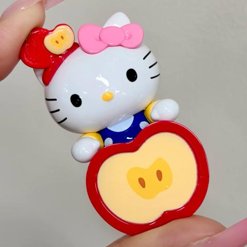 Genuine Hellokitty Apple Party Series Cute Bean Mini Blind Box Desktop Ornaments Decorations Cute Gifts Girls Holiday Surprises