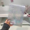 A5 Laser Star Zipper Binder Photo Card Collection Book Transparent Album A5 Card Album 3-inch Love Small Card Storage Album