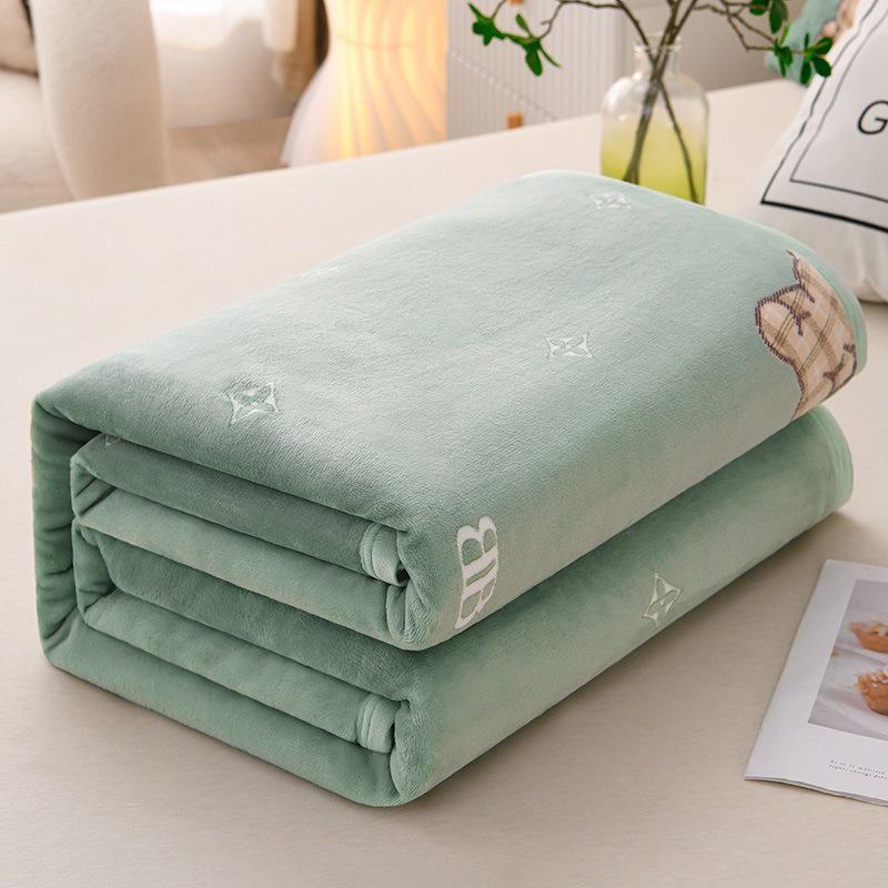 

Universal Fleece Blanket: Office, Sofa, Bed, Air Conditioning - Four Seasons Use 100*150cm [Four Seasons 0.8 lbs]