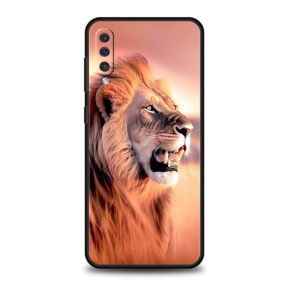Lion Alpha Male Cub Phone Case For Samsung Galaxy A56 A36 A26 A34 A17 A16 A06 A14 A12 A54 A72 A24 A22 A20e A52 A50 A40 A32 Cover