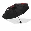 1pc Rose Tattoo Design Umbrella with Plastic Handle,Suitable for All Seasons Home Travel Outdoor UmbrellaM947