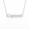 Collana con Ciondolo Zodiacale in Acciaio Inossidabile Dodici Costellazioni