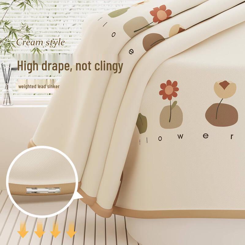 LIEI Waterproof Mildewproof Shower Curtain Set