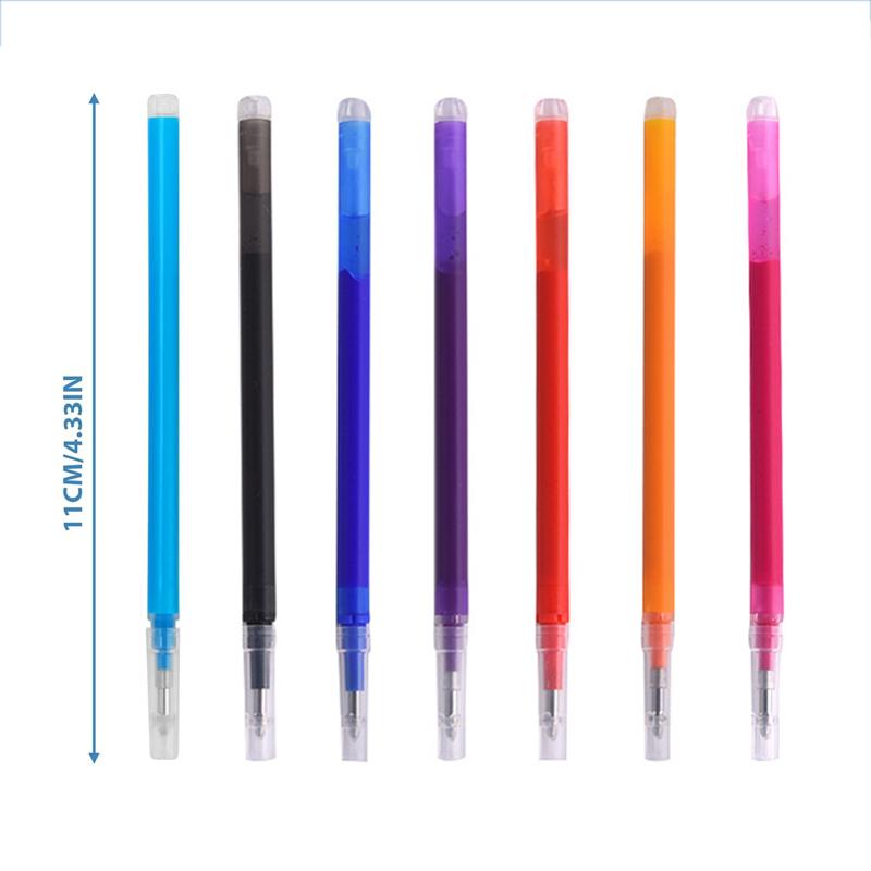 20Pcs/Set Magic Erasable Gel Pen Refills Colorful 8 Colors Erasable Gel Pen Refills School Office Writing Supplies Stationery