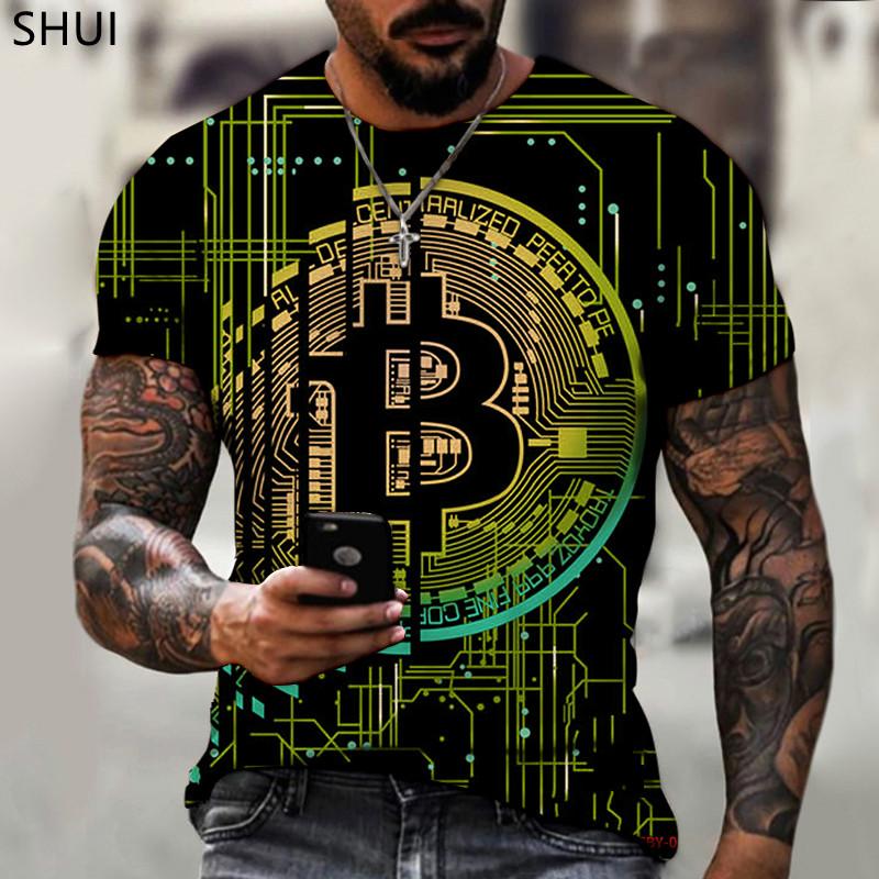 

Большая мужская футболка с 3D-принтом, удобная и модная, большого размера. XL