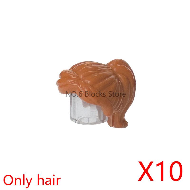 City Building Blocks Body Character Clothing Head Face DIY Parts Hair Expression Accessories Figure Headwear Helmet Bricks Toys