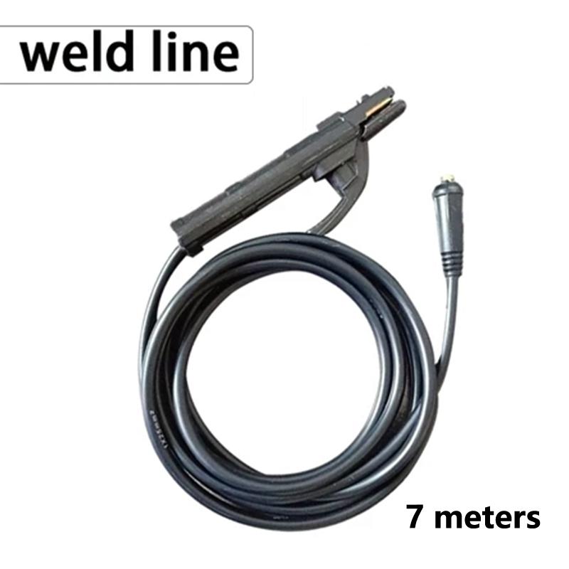 Welding Cable 5/7/10 M + Ground Cable 2/3 M Combo Set With Electrode Holder And Connector Universal Welding Cable Set
